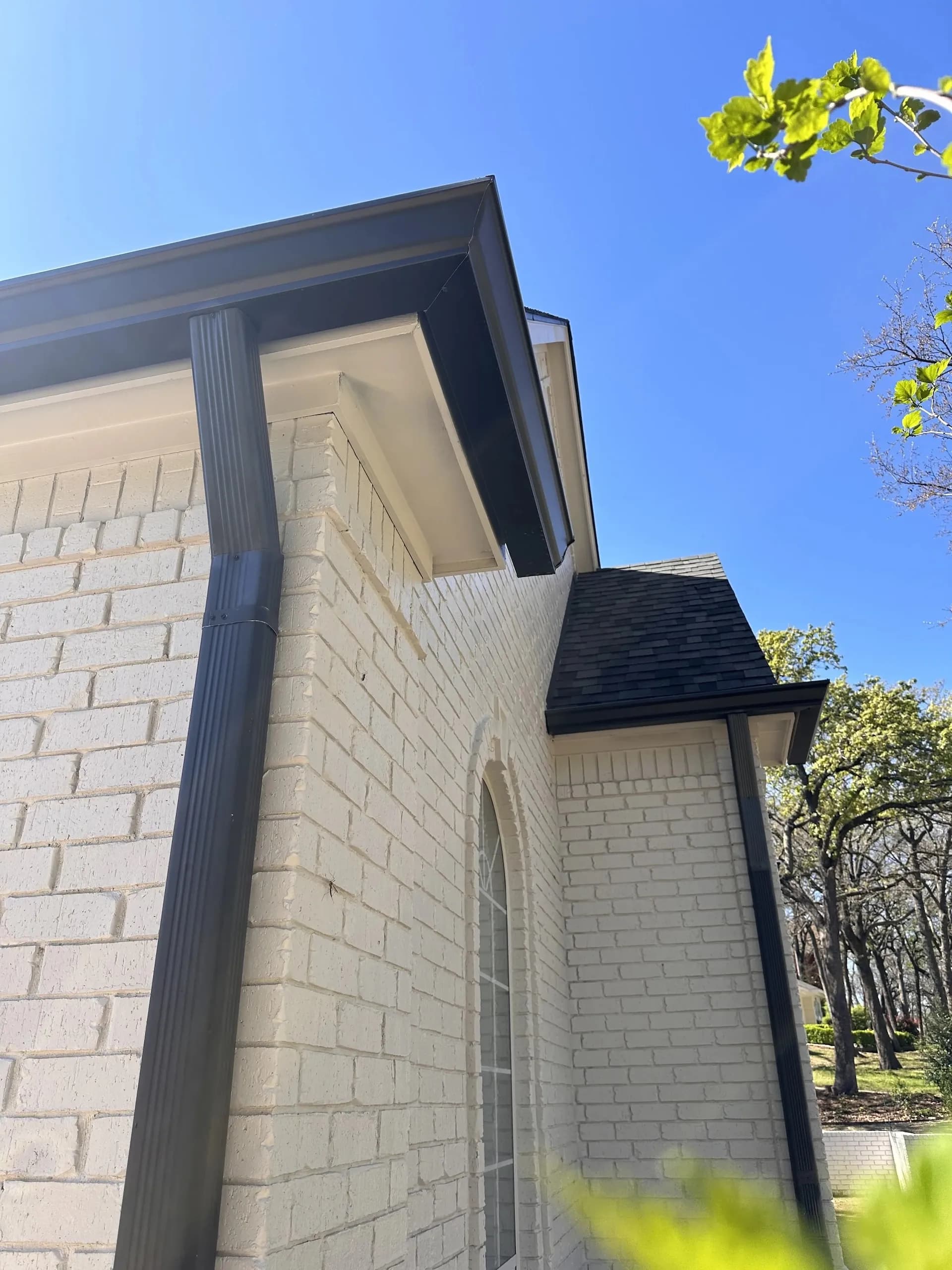 Gutters on home
