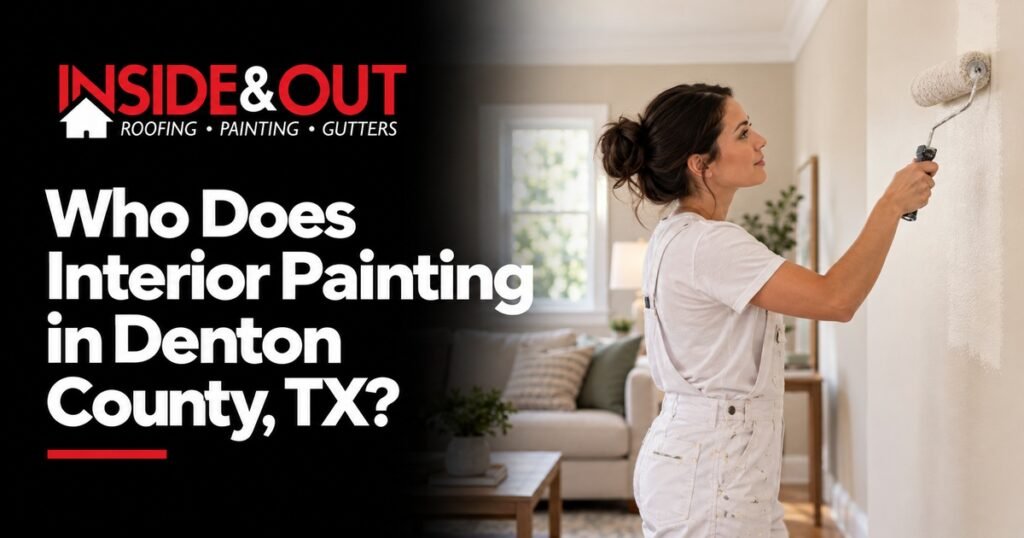 Inside & Out Roofing guide: Who Does Interior Painting in Denton County, TX?