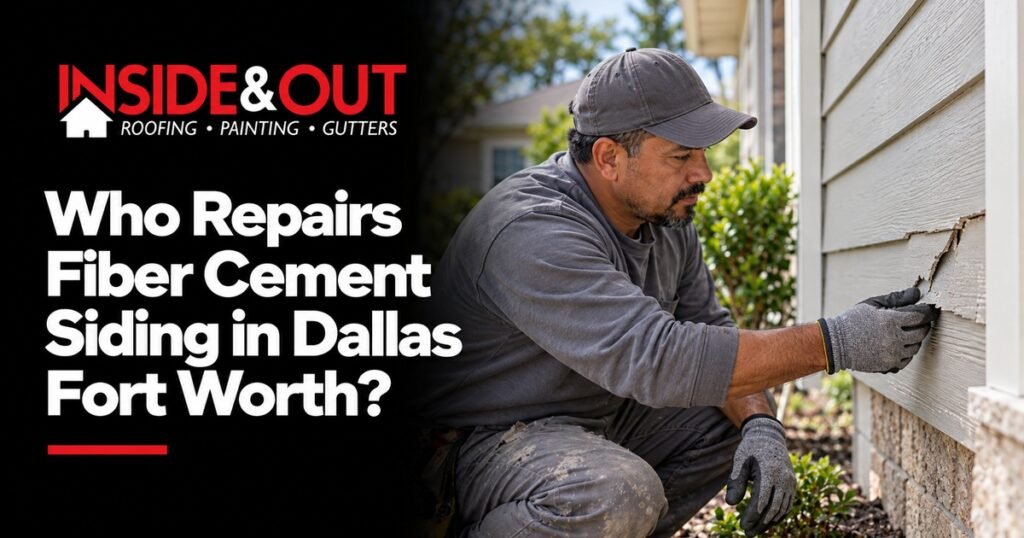 Inside & Out Roofing guide: Who Repairs Fiber Cement Siding in Dallas Fort Worth?