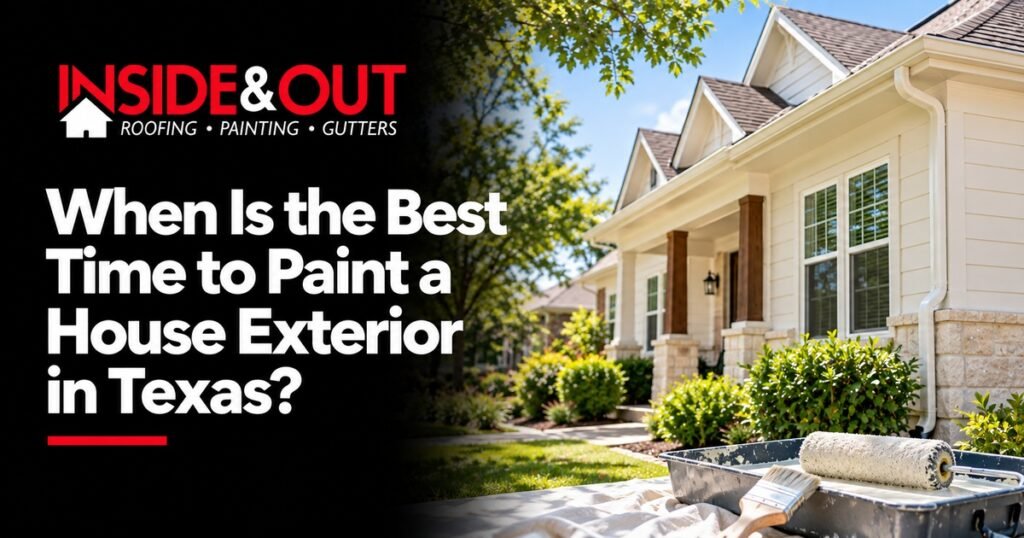 Inside & Out Roofing guide: When Is the Best Time to Paint a House Exterior in Texas?