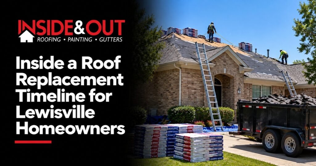 Inside & Out Roofing guide: Inside a Roof Replacement Timeline for Lewisville Homeowners