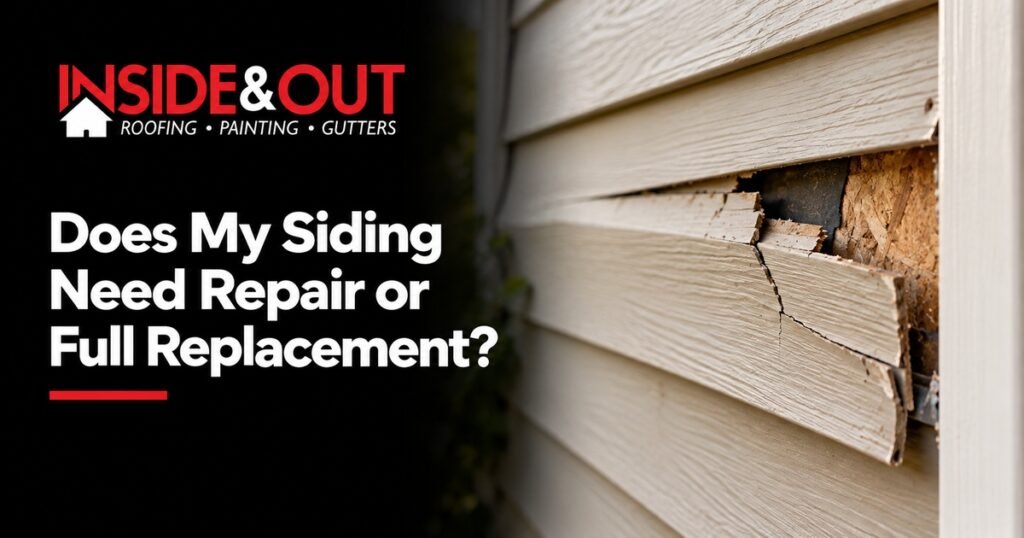 Inside & Out Roofing guide: Does My Siding Need Repair or Full Replacement?