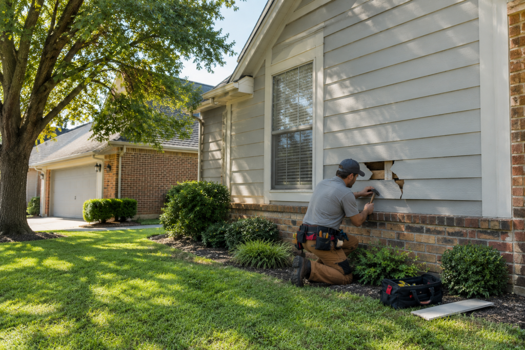 fiber cement siding repair